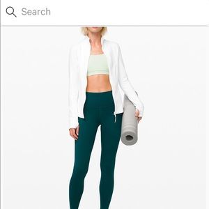 Lululemon White Define Jacket